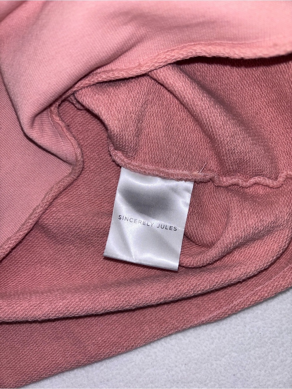 Sincerely Jules NWT Women’s Small Rose Above The Knee Sweatshirt Dress - Picture 12 of 16